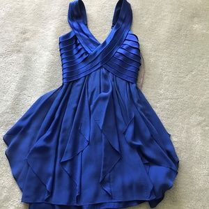 Flowy Royal Blue Party Dress
